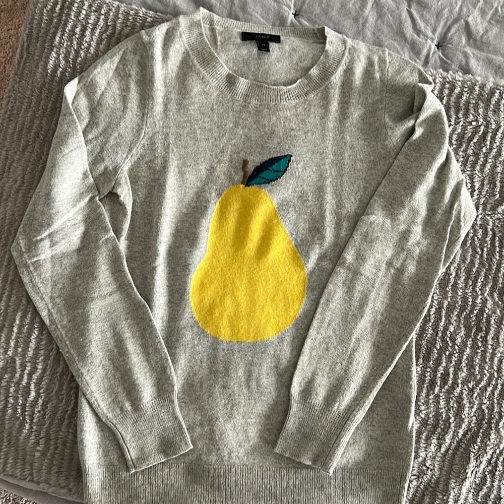 J.Crew Gray Pear Sweater